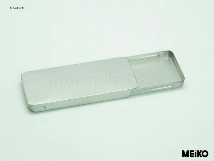 Silver Metal Sliding Case